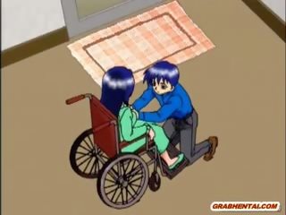 Povekas anime äiti splendid ratsastus akseli