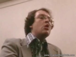 Lascivo classico sesso film clip da il anni settanta