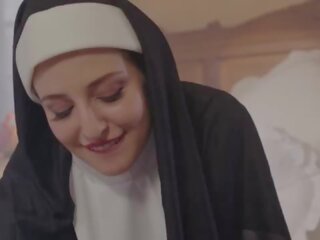 Thicc монахиня иска ви към repent за вашият sins